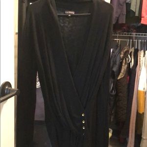 THE LIMITED Black wrap sweater